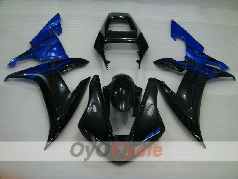 Injection Fairing kit for 02-03 YZF-R1 - Blue, Black - Flame #OYO87900796 Secondary image