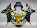 Injection Fairing kit for 02-03 YZF-R1 - Yellow, Black - Monster #OYO87900801