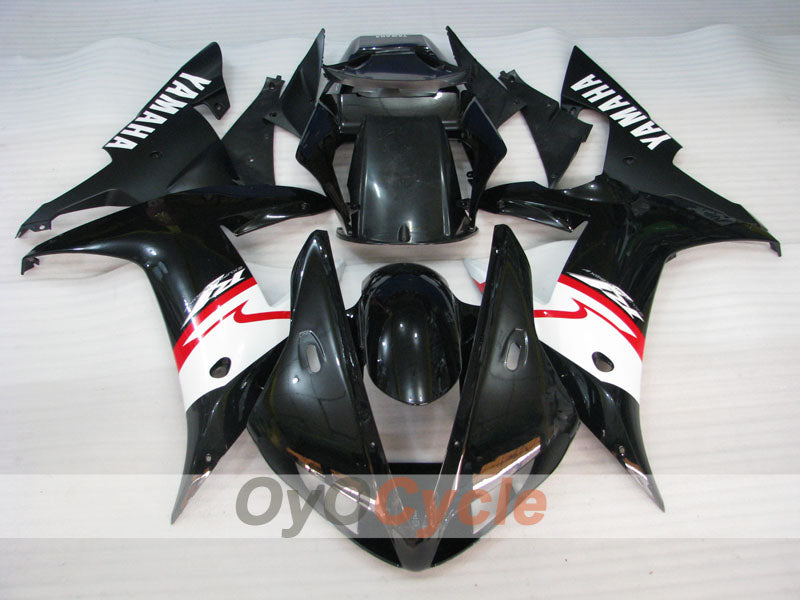 Injection Fairing kit for 02-03 YZF-R1 - White, Black - Factory Style #OYO87900807 Secondary image