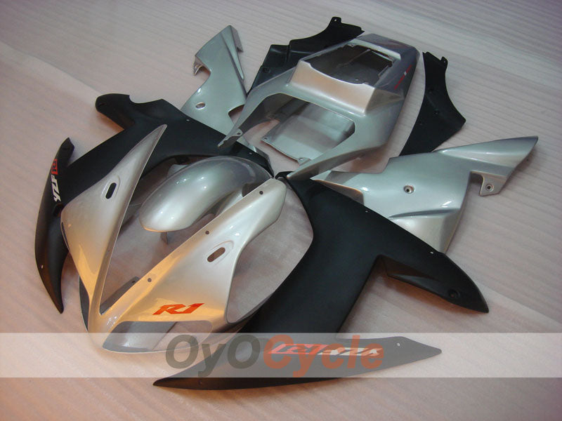 Injection Fairing kit for 02-03 YZF-R1 - Black, Silver, Matte - Factory Style #OYO87900809