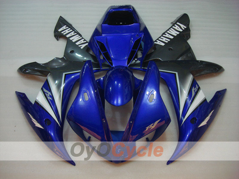 Injection Fairing kit for 02-03 YZF-R1 - Blue, Silver - Factory Style #OYO87900813 Secondary image