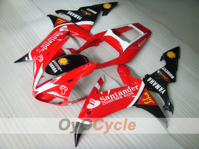 Injection Fairing kit for 02-03 YZF-R1 - Red, Black - Santander #OYO87900815 Secondary image