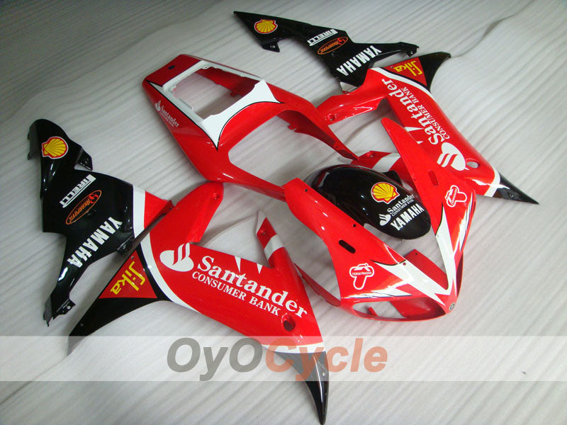Injection Fairing kit for 02-03 YZF-R1 - Red, Black - Santander #OYO87900815 Main image
