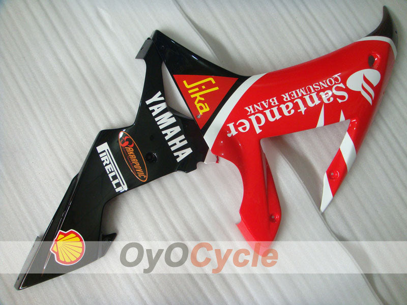 Injection Fairing kit for 02-03 YZF-R1 - Red, Black - Santander #OYO87900815