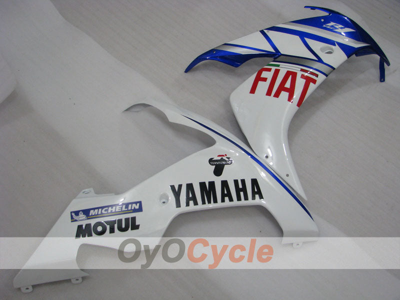 Injection Fairing kit for 04-06 YZF-R1 - Blue, White - FIAT, MOTUL #OYO87900822