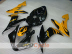 Injection Fairing kit for 04-06 YZF-R1 - Yellow, Black - Flame #OYO87900830