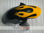 Injection Fairing kit for 04-06 YZF-R1 - Yellow, Black - Flame #OYO87900830