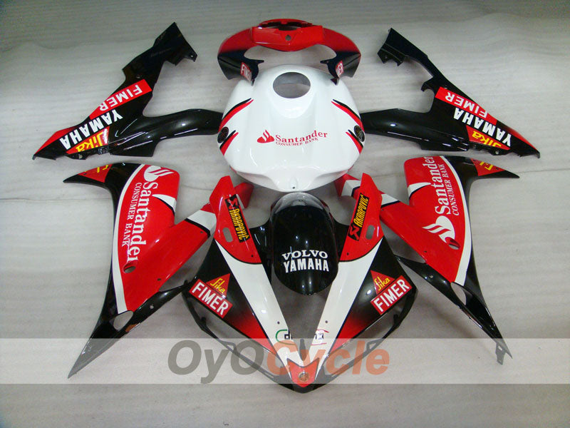 Injection Fairing kit for 04-06 YZF-R1 - Red, Black - Santander #OYO87900849 Secondary image