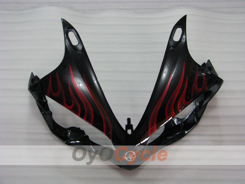 Injection Fairing kit for 07-08 YZF-R1 - Red, Black - Flame #OYO87900860