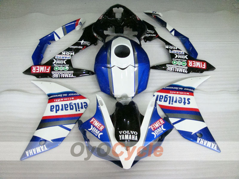 Injection Fairing kit for 07-08 YZF-R1 - Blue, White - Sterilgarda #OYO87900883