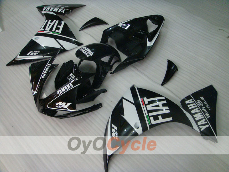 Injection Fairing kit for 09-11 YZF-R1 - White, Black - FIAT, MOTUL #OYO87900887 Secondary image