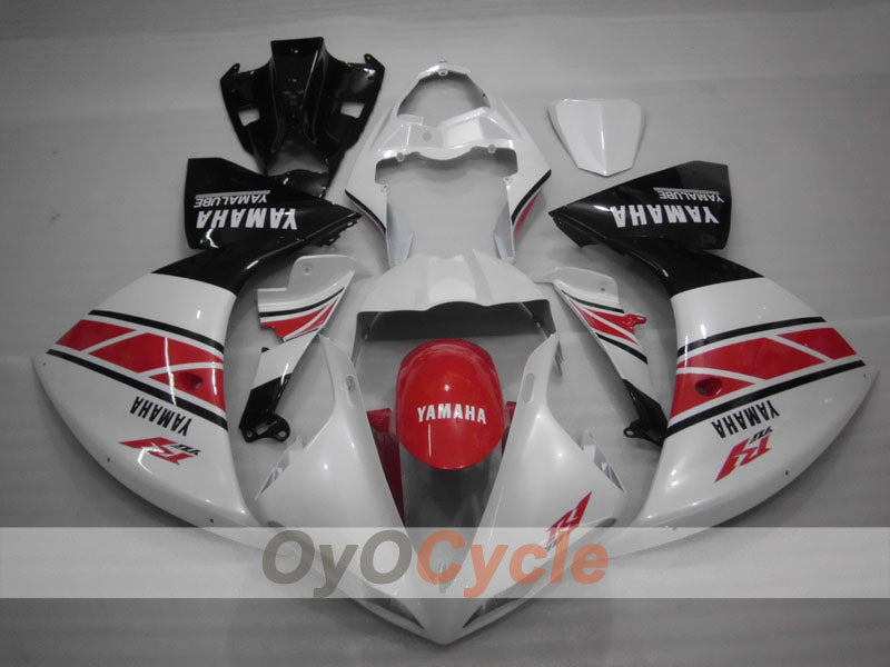 Injection Fairing kit for 09-11 YZF-R1 - Red, White - Factory Style #OYO87900895