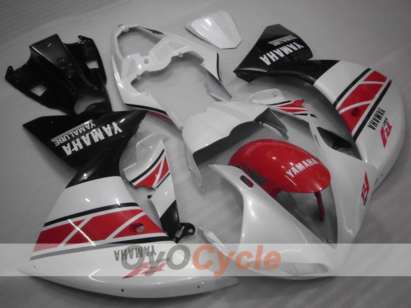 Injection Fairing kit for 09-11 YZF-R1 - Red, White - Factory Style #OYO87900895