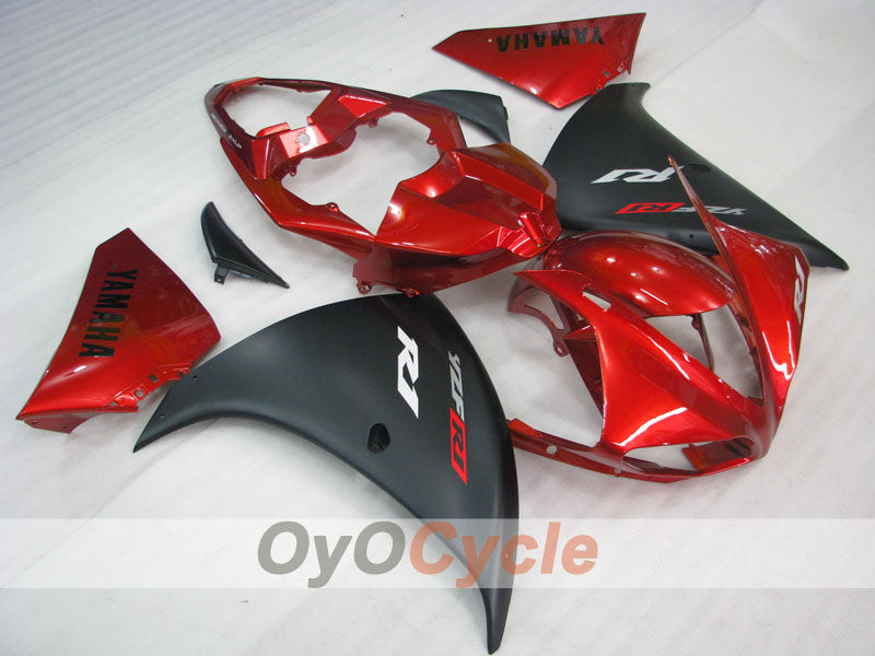 Injection Fairing kit for 09-11 YZF-R1 - Red, Black - Factory Style #OYO87900896 Main image