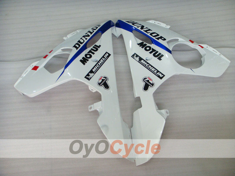 Injection Fairing kit for 05 YZF-R6 - Blue, White - DUNLOP, FIAT, MOTUL #OYO87902647