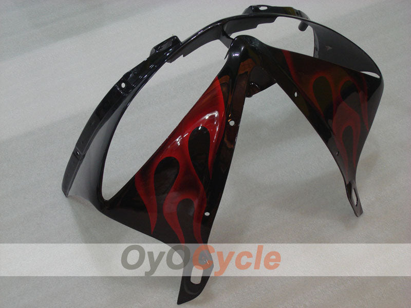 Injection Fairing kit for 05 YZF-R6 - Red, Black - Flame #OYO87902638