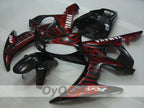 Injection Fairing kit for 05 YZF-R6 - Red, Black - Flame #OYO87902638