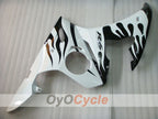 Injection Fairing kit for 05 YZF-R6 - White, Black - Flame #OYO87902632