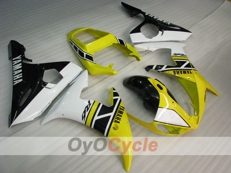 Injection Fairing kit for 03-04 YZF-R6 - Yellow, Black - MOTUL #OYO87900913