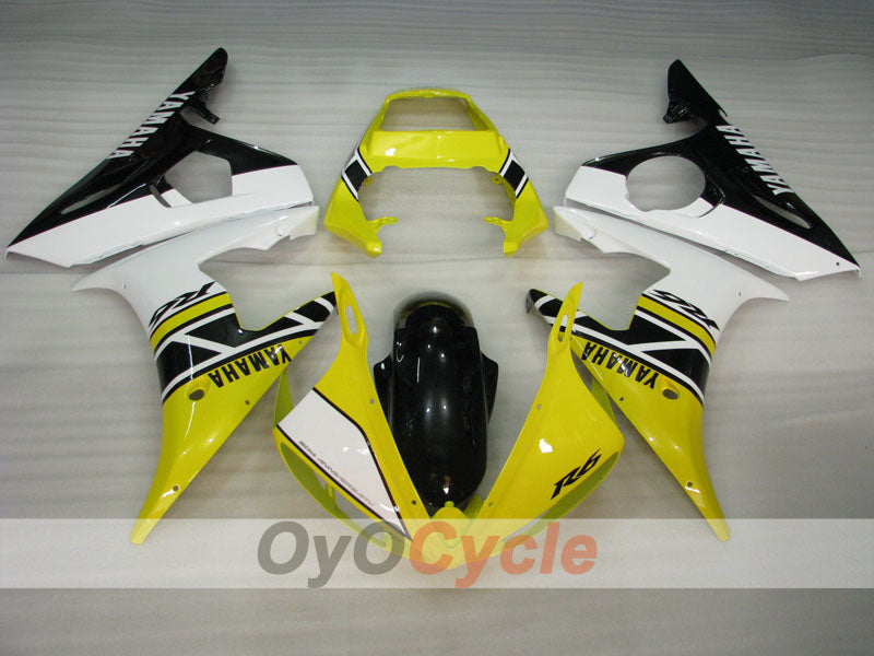 Injection Fairing kit for 05 YZF-R6 - Yellow, Black - MOTUL #OYO87902623 Secondary image