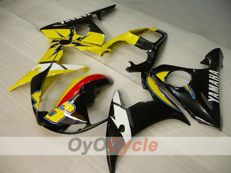 Injection Fairing kit for 05 YZF-R6 - Yellow, Black - Factory Style #OYO87902633 Secondary image
