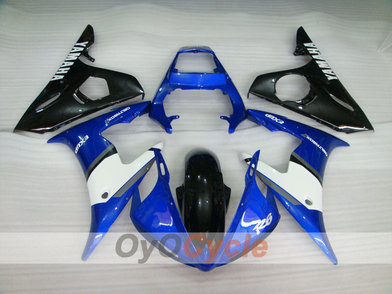 Injection Fairing kit for 03-04 YZF-R6 - Blue, Black - Factory Style #OYO87900924