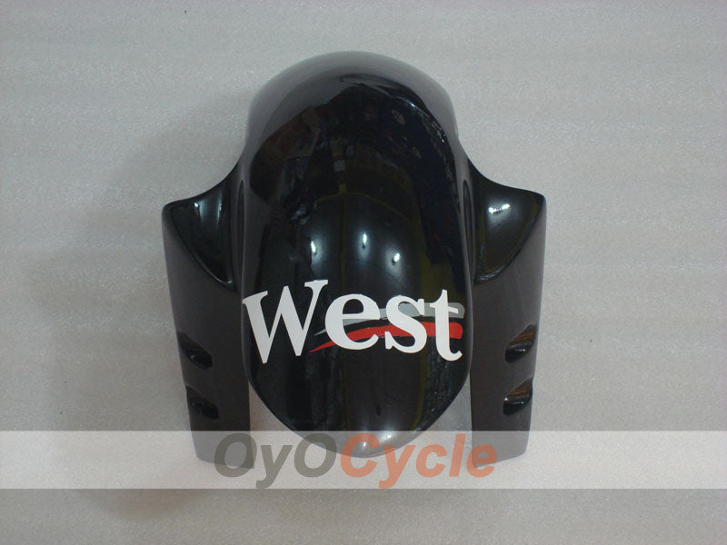 Injection Fairing kit for 03-04 YZF-R6 - White, Black - West #OYO87900929