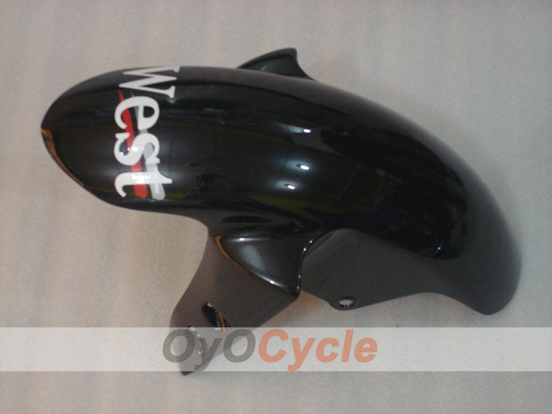 Injection Fairing kit for 03-04 YZF-R6 - White, Black - West #OYO87900929