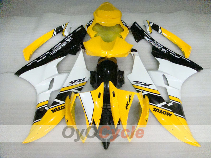 Injection Fairing kit for 06-07 YZF-R6 - Yellow, Black - MOTUL #OYO87900941 Secondary image
