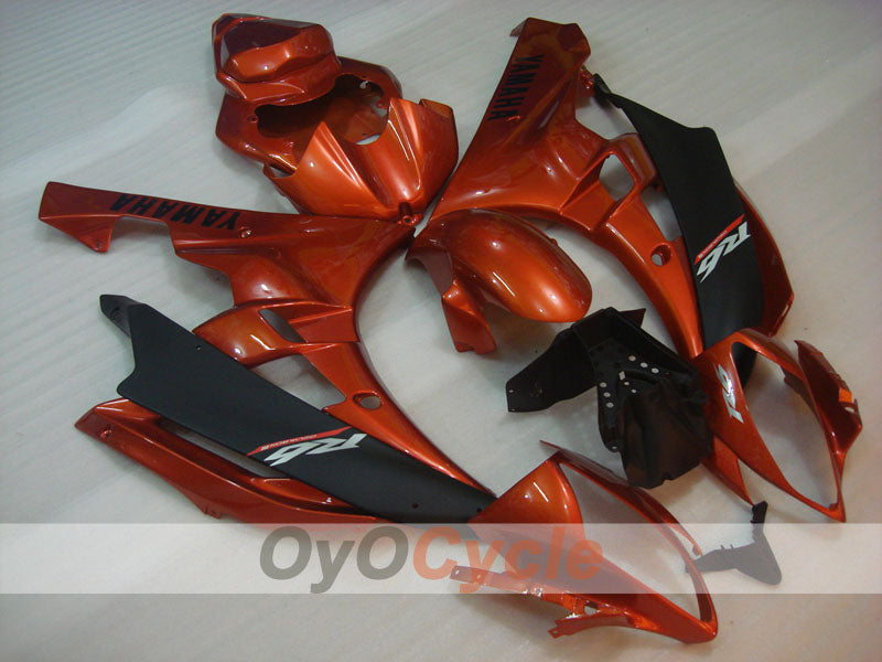Injection Fairing kit for 06-07 YZF-R6 - Orange, Black, Matte - Factory Style #OYO87900945 Main image