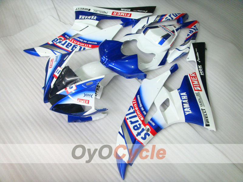 Injection Fairing kit for 06-07 YZF-R6 - Blue, White - Sterilgarda #OYO87900954