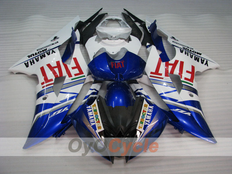 Injection Fairing kit for 08-16 YZF-R6 - Blue, White - FIAT #OYO87900960 Secondary image