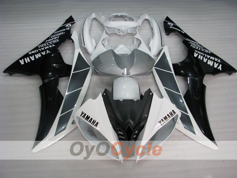 Injection Fairing kit for 08-16 YZF-R6 - White, Black - Factory Style #OYO87900973