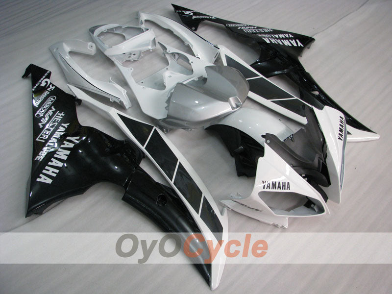 Injection Fairing kit for 08-16 YZF-R6 - White, Black - Factory Style #OYO87900973