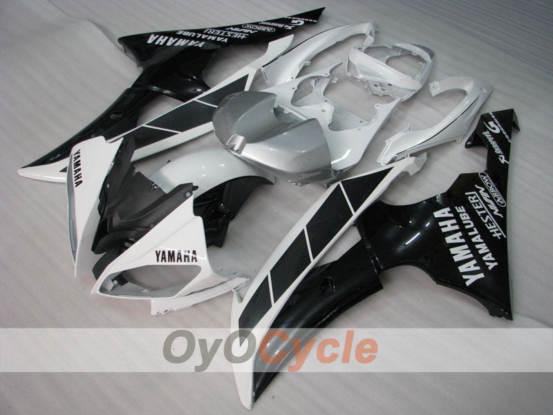 Injection Fairing kit for 08-16 YZF-R6 - White, Black - Factory Style #OYO87900973