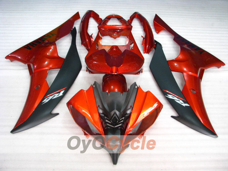 Injection Fairing kit for 08-16 YZF-R6 - Orange, Black, Matte - Factory Style #OYO87900979 Secondary image