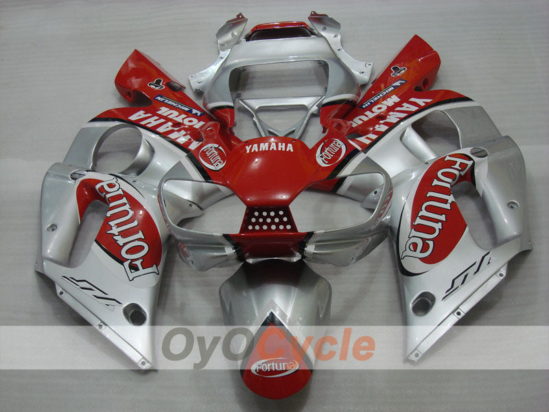 Injection Fairing kit for 98-02 YZF-R6 - Red, Silver - Fortuna, MOTUL #OYO87900993 Secondary image