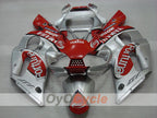 Injection Fairing kit for 98-02 YZF-R6 - Red, Silver - Fortuna, MOTUL #OYO87900993