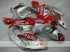 Injection Fairing kit for 98-02 YZF-R6 - Red, Silver - Fortuna, MOTUL #OYO87900993