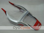 Injection Fairing kit for 98-02 YZF-R6 - Red, Silver - Fortuna, MOTUL #OYO87900993