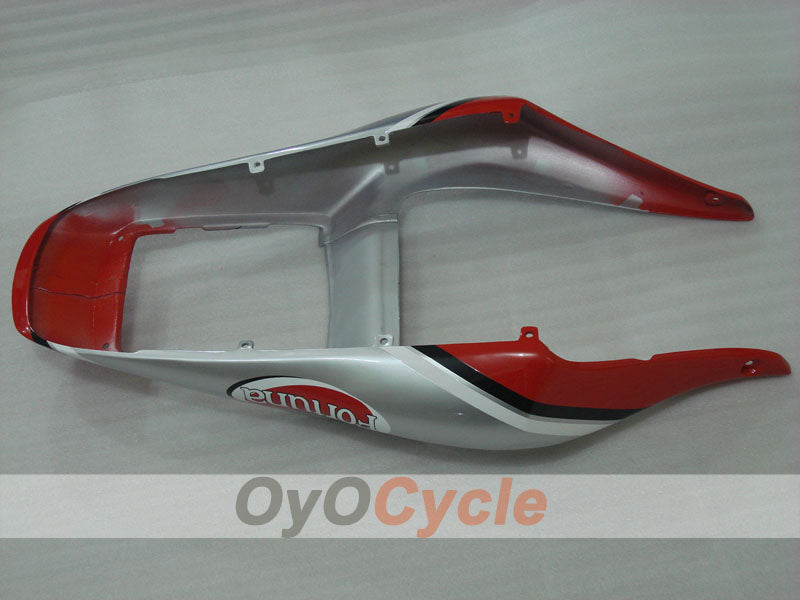 Injection Fairing kit for 98-02 YZF-R6 - Red, Silver - Fortuna, MOTUL #OYO87900993
