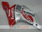 Injection Fairing kit for 98-02 YZF-R6 - Red, Silver - Fortuna, MOTUL #OYO87900993