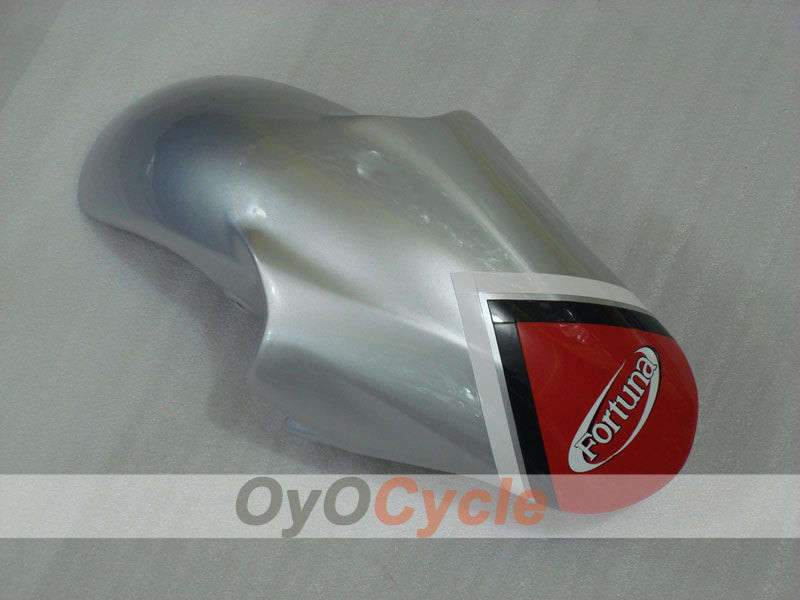 Injection Fairing kit for 98-02 YZF-R6 - Red, Silver - Fortuna, MOTUL #OYO87900993