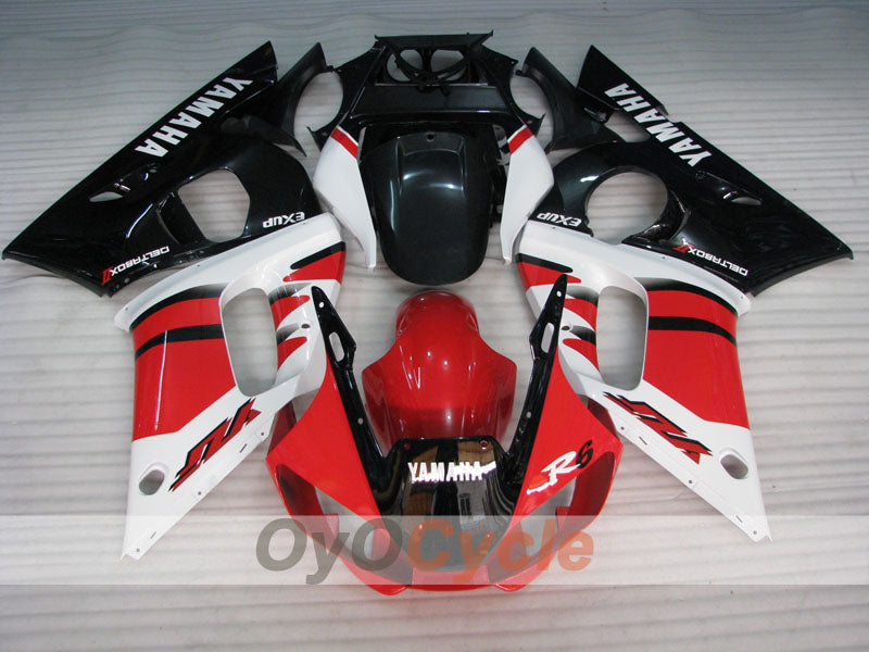 Injection Fairing kit for 98-02 YZF-R6 - Red, Black - Factory Style #OYO87901003 Secondary image