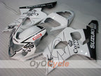 Injection Fairing kit for 04-05 GSXR600 - White, Black - Corona, MOTUL #OYO87901164