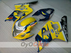 Injection Fairing kit for 04-05 GSXR600 - Yellow, Black - Corona, MOTUL #OYO87901166