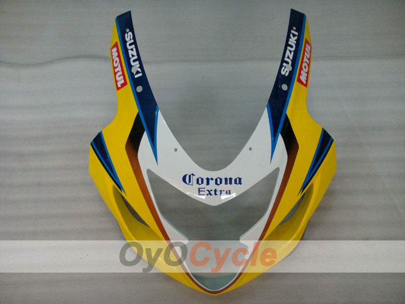 Injection Fairing kit for 04-05 GSXR600 - Yellow, Black - Corona, MOTUL #OYO87901166