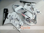 Injection Fairing kit for 04-05 GSXR600 - White, Black - Corona, MOTUL #OYO87901169