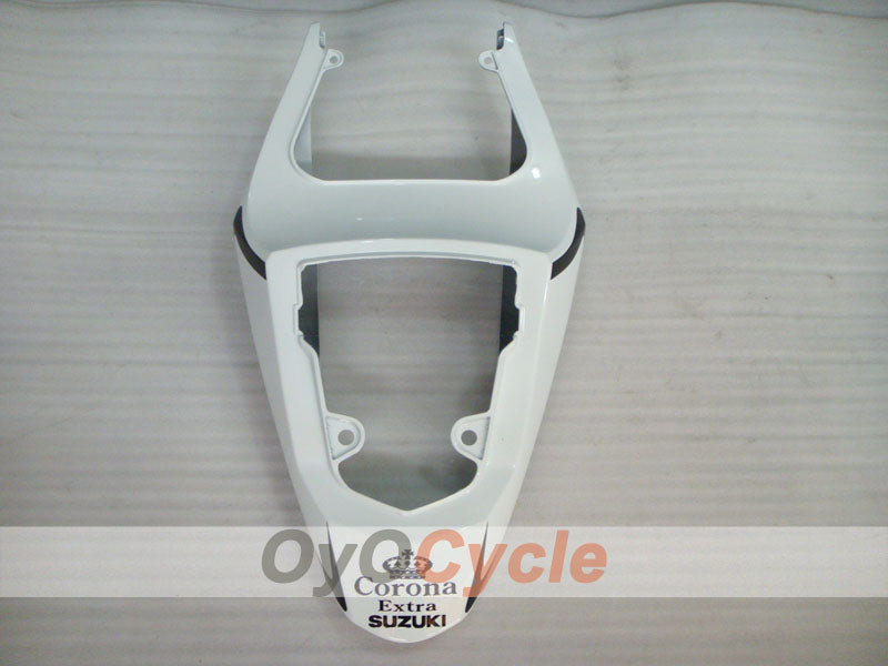 Injection Fairing kit for 04-05 GSXR600 - White, Black - Corona, MOTUL #OYO87901169