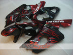 Injection Fairing kit for 04-05 GSX R750 - Red, Black - Flame #OYO87901252
